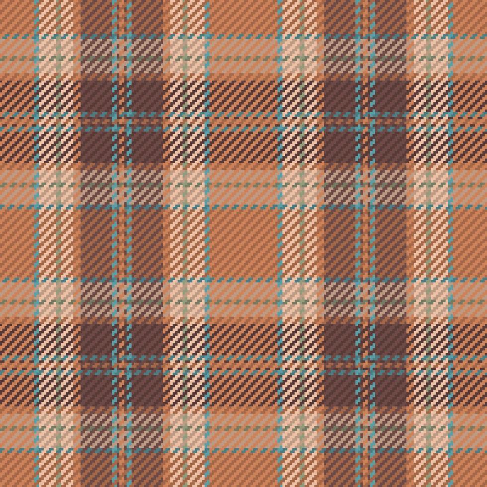 Seamless pattern of scottish tartan plaid. Repeatable background with check fabric texture. Vector backdrop striped textile print.