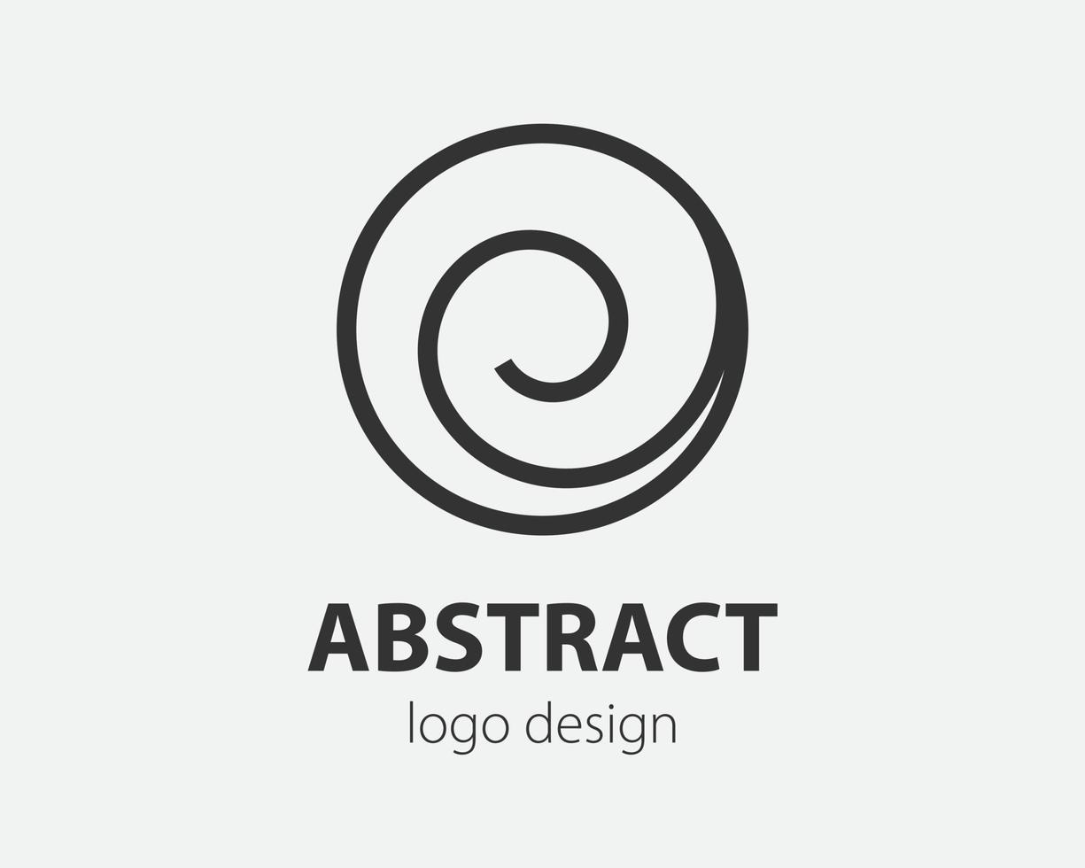 Abstract logo design.Vector logo template. vector