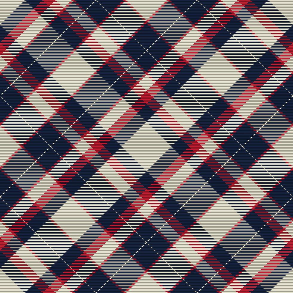Plaid pattern seamless. Check fabric texture. Stripe square background. Vector textile design.