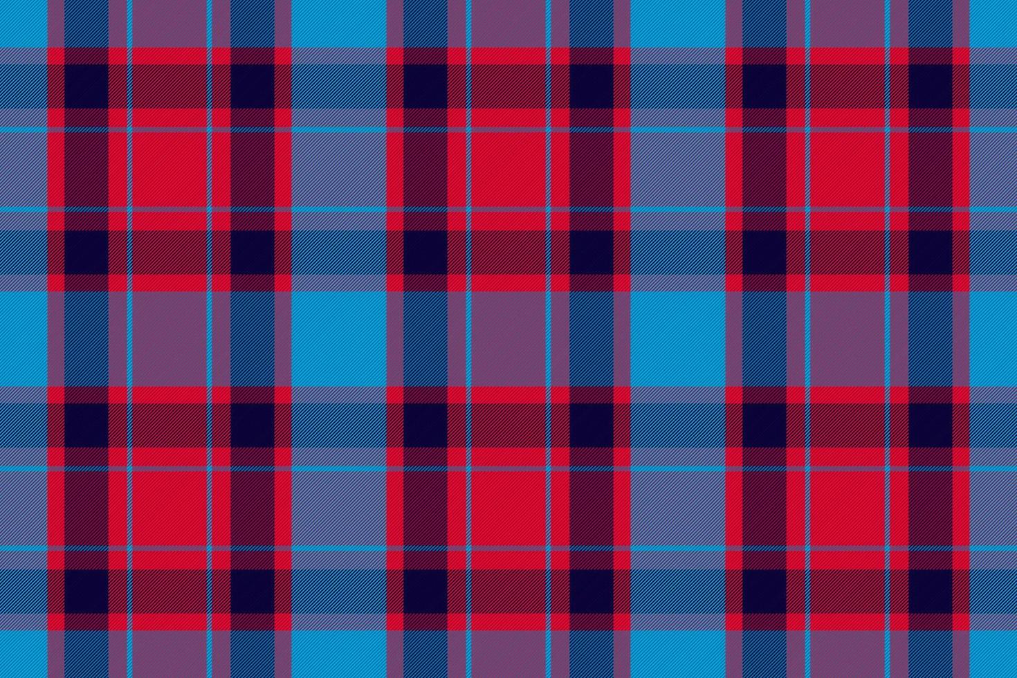 Tartan plaid pattern in blue. Print fabric texture seamless. Check vector background.