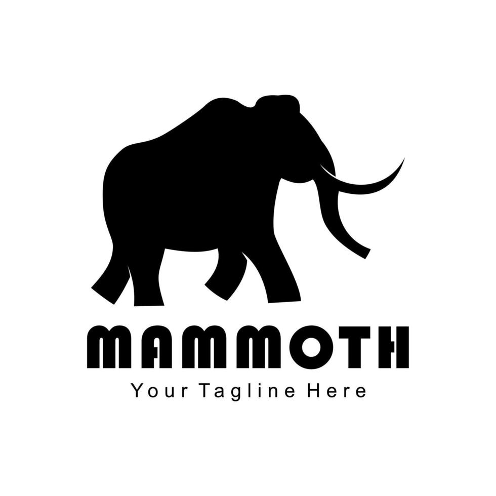 logotipo de vector de mamut
