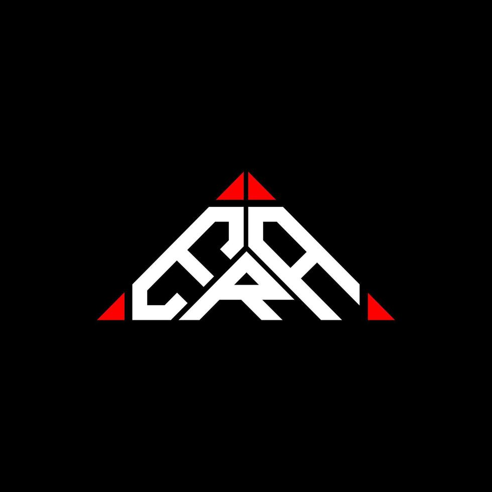 diseño creativo del logotipo de la letra era con gráfico vectorial, logotipo simple y moderno de la era en forma de triángulo redondo. vector