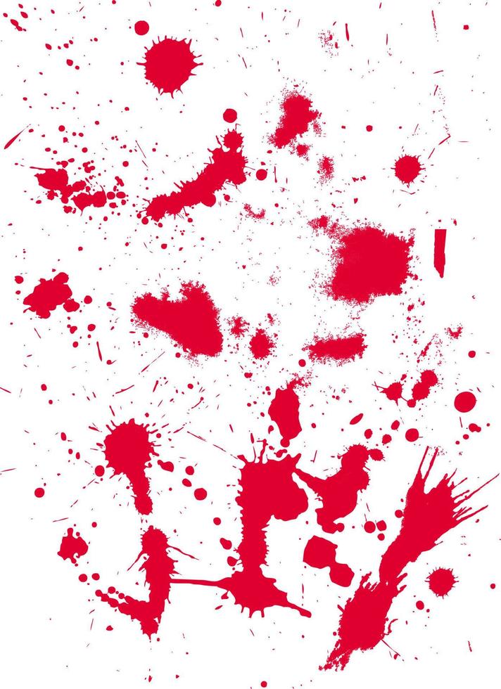 Grunge texture from blood splats vector