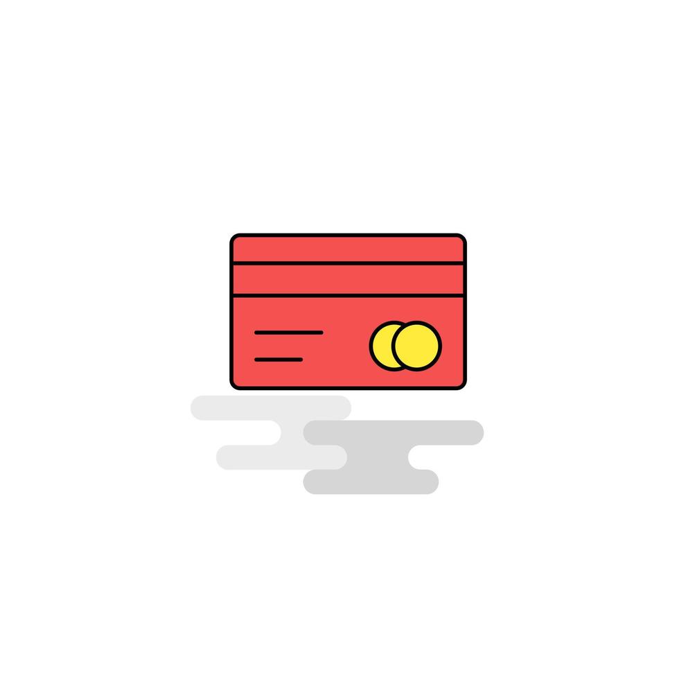 vector de icono de tarjeta de crédito plana