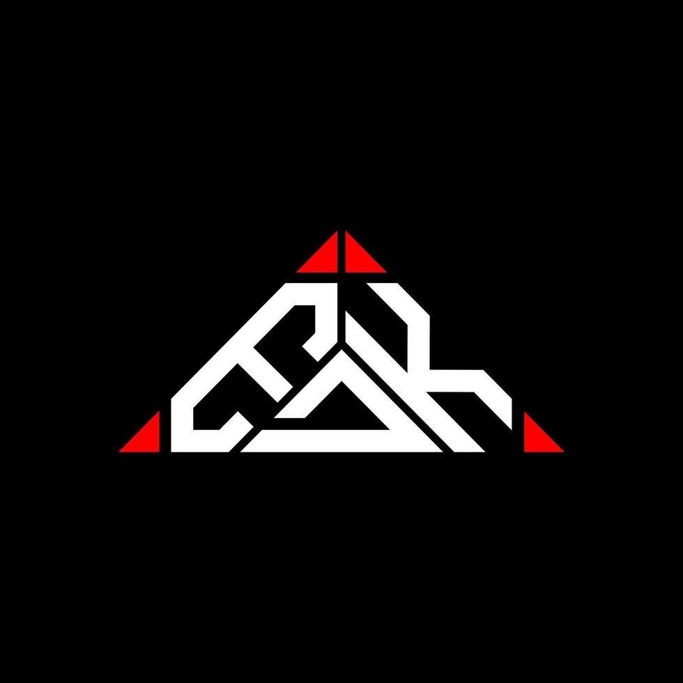 EDK letter logo creative design with vector graphic, EDK simple and modern logo in round triangle shape.