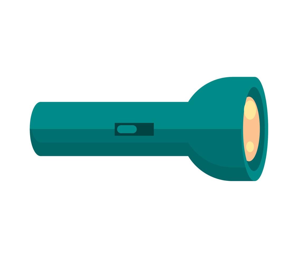 flashlight equipment icon vector