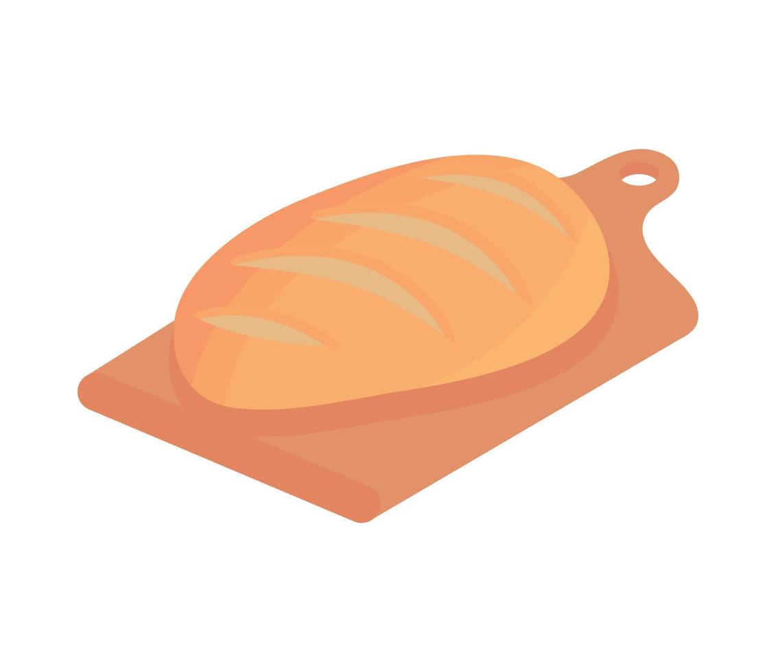 bread breakfast icon vector