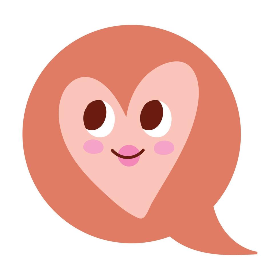 heart 90s retro vector