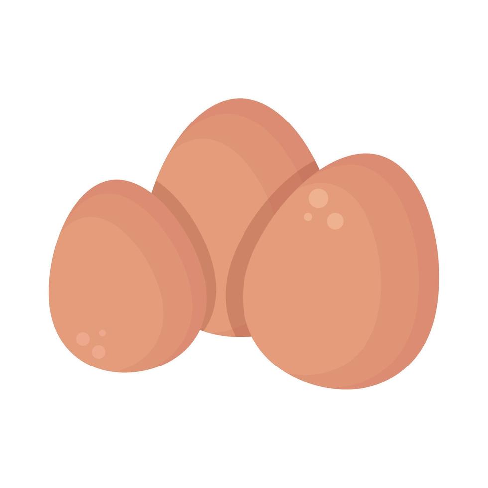 icono de desayuno de huevos vector