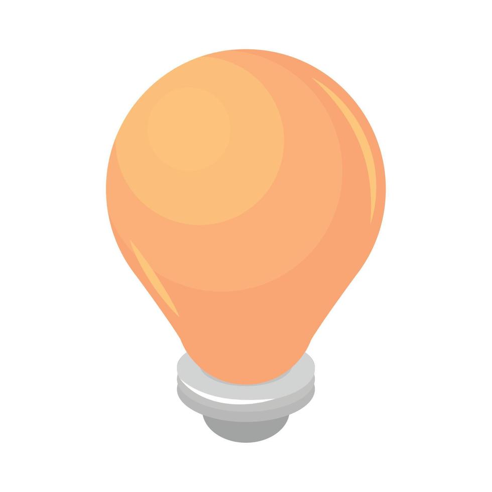 light bulb icon vector