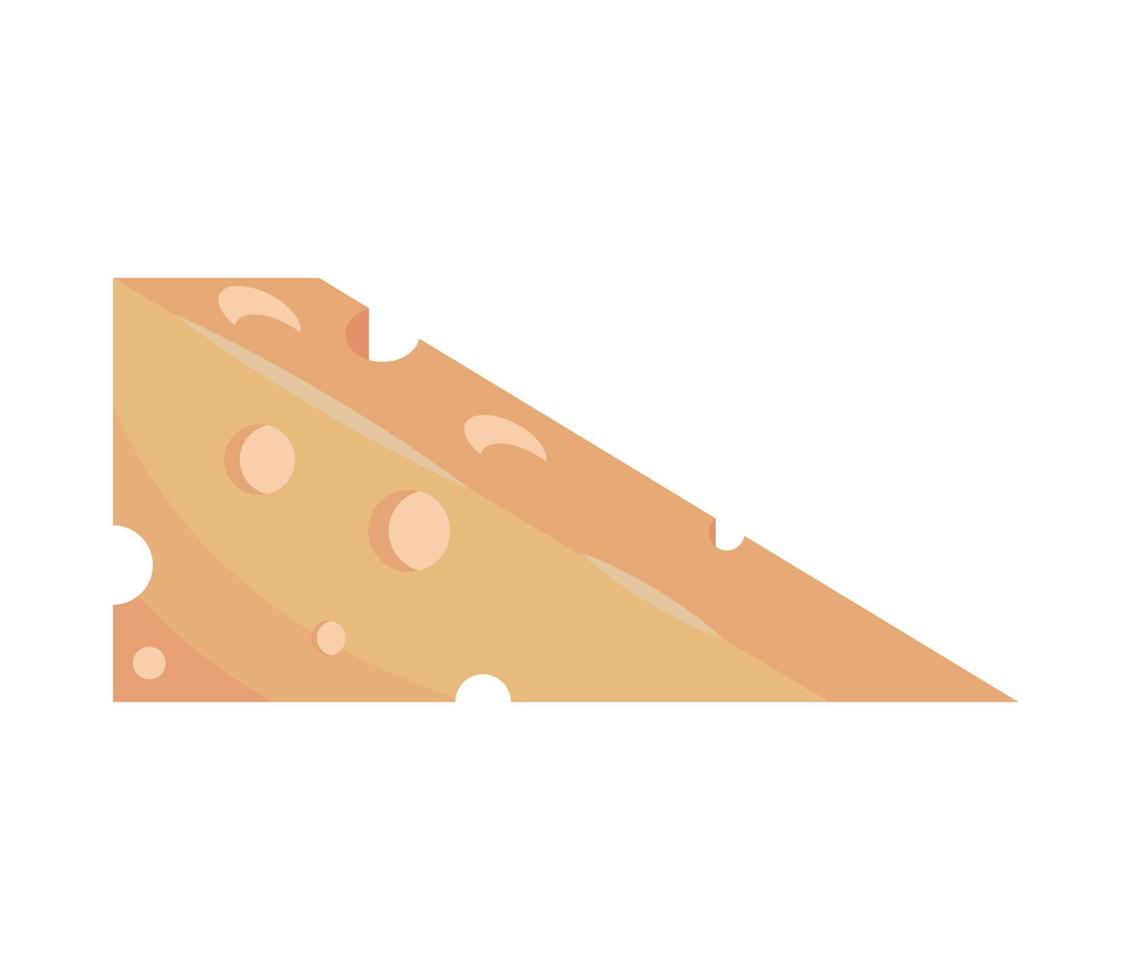 slice cheese icon vector