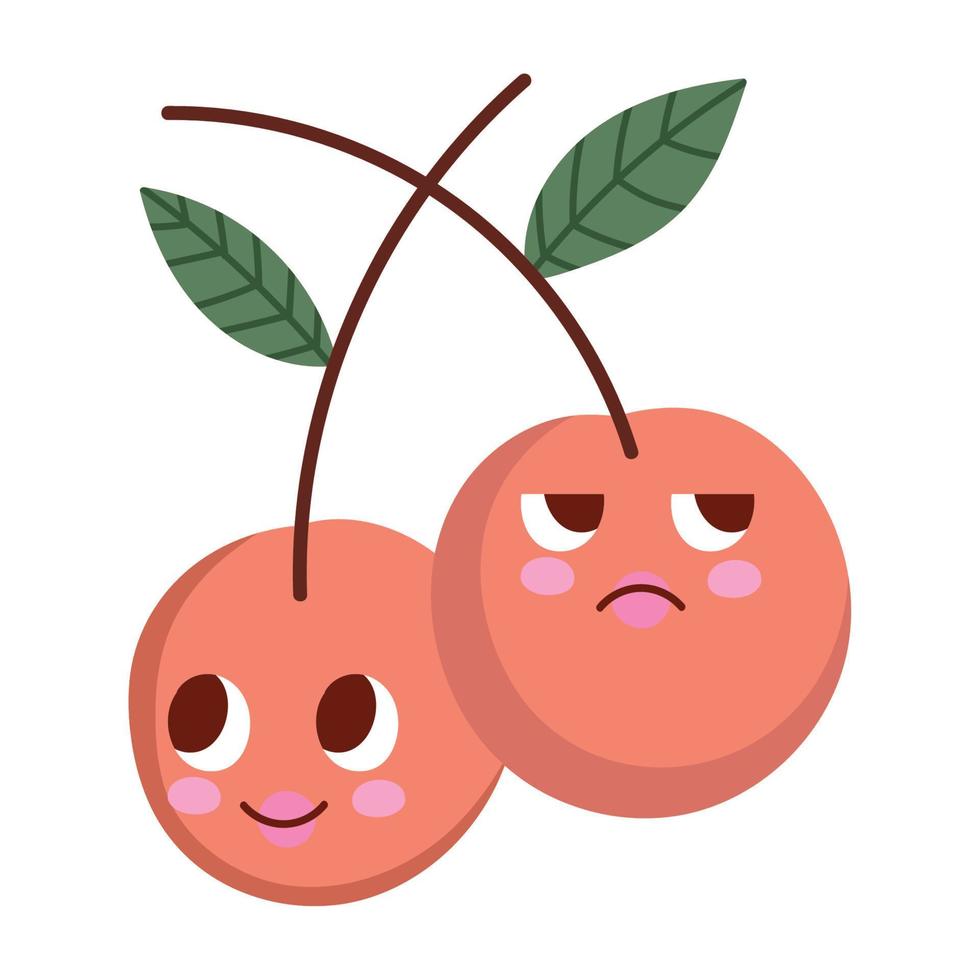 cherry 90s retro vector
