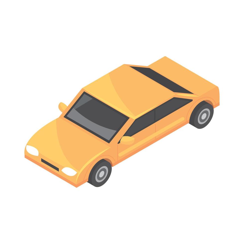 isometric car transport vector