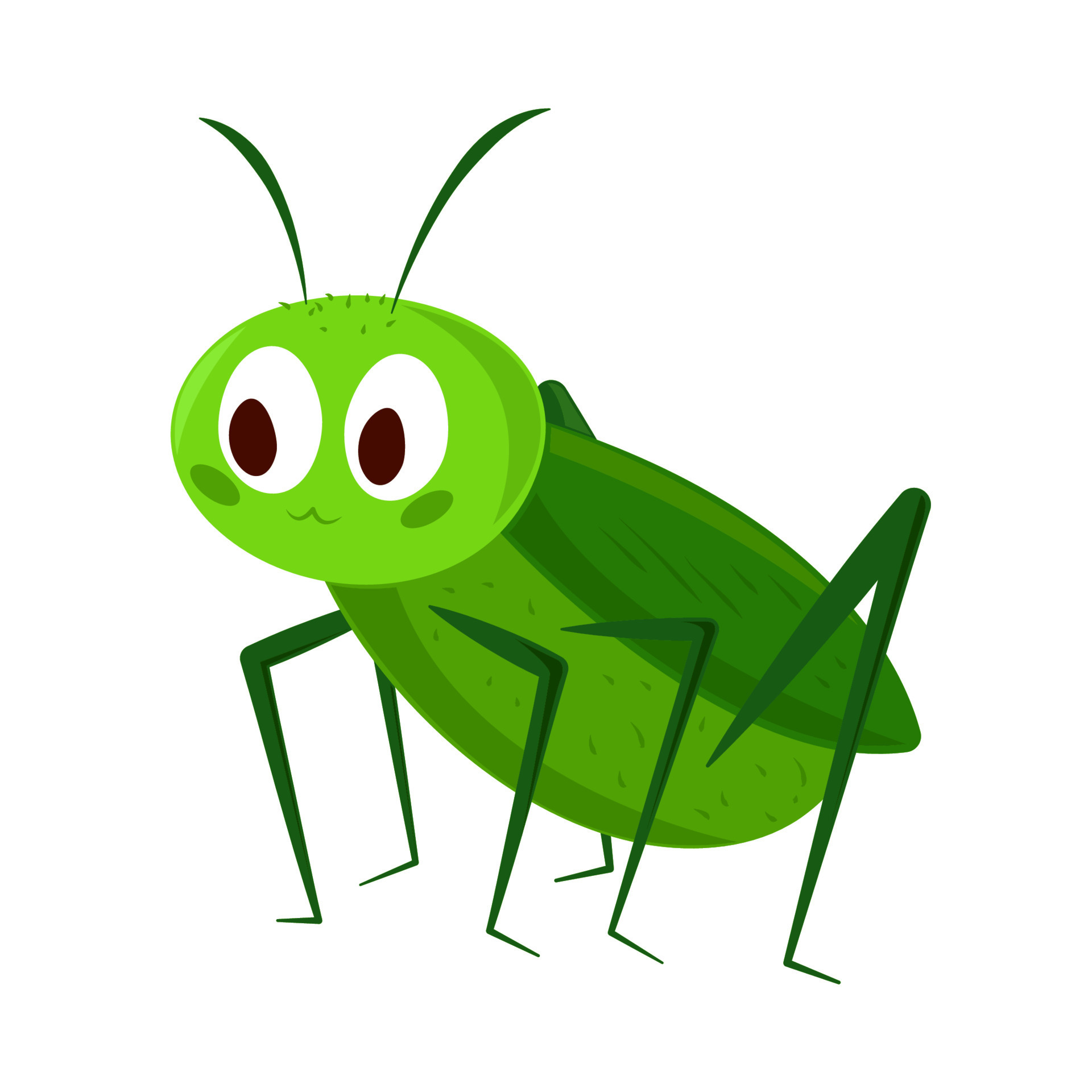 cricket insect cartoon 14217509 Vector Art at Vecteezy