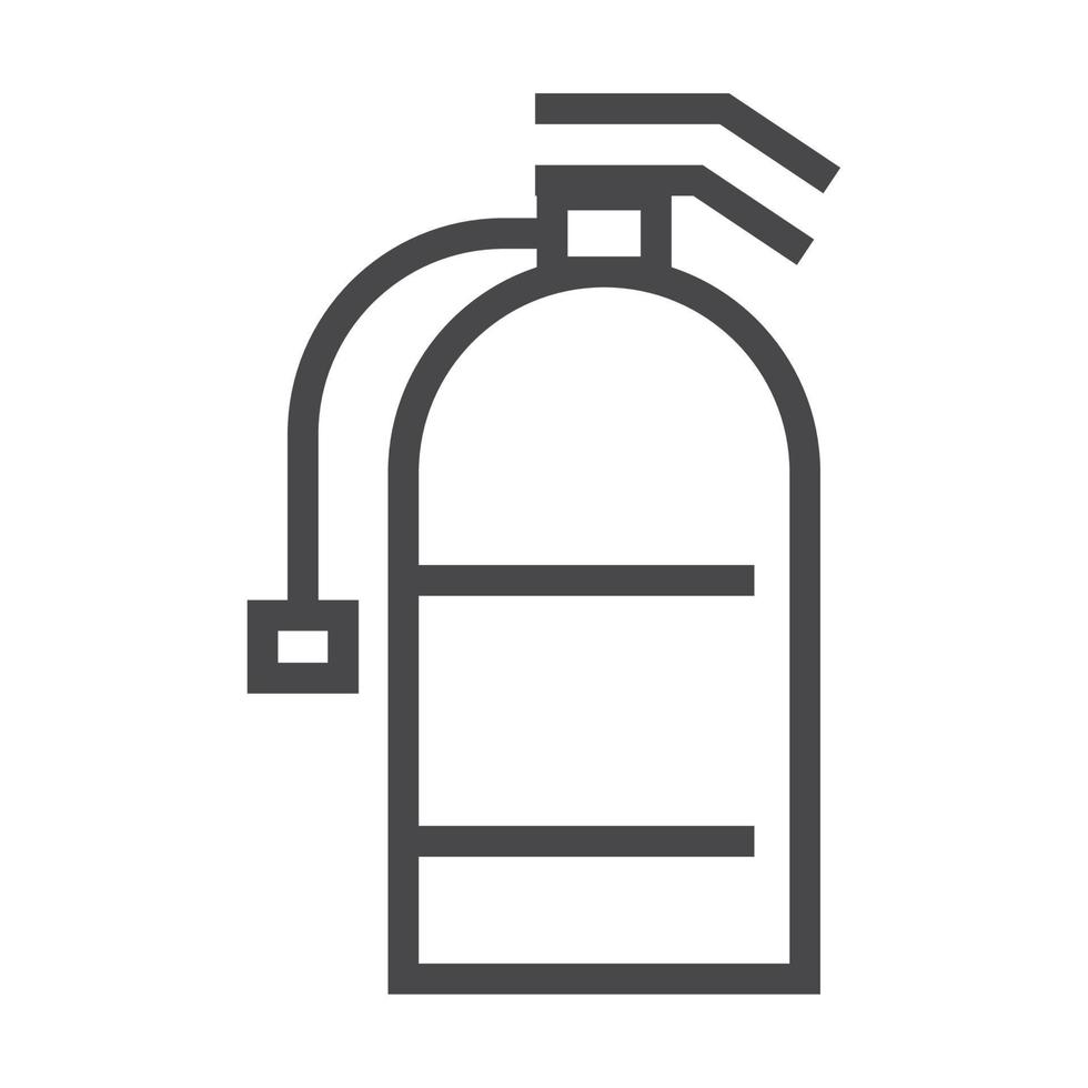 extinguisher emergency icon vector
