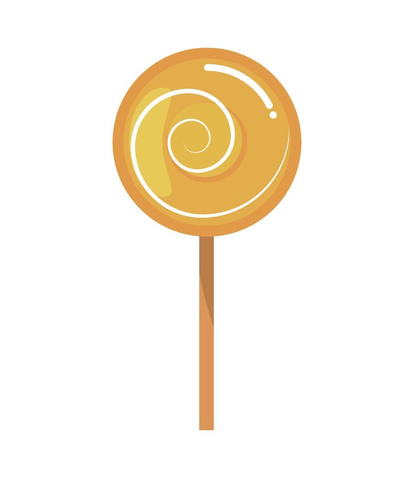 swirl candy in stick vector