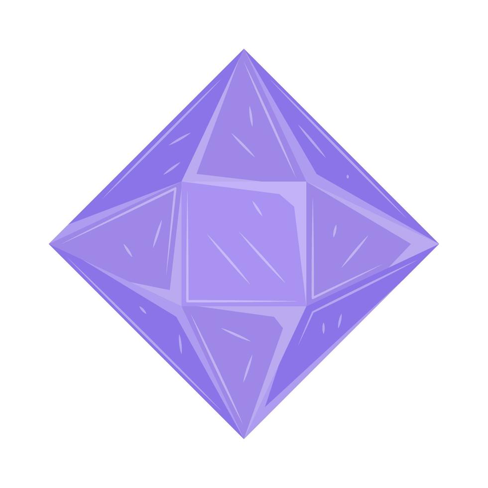 gemstone crystal icon vector