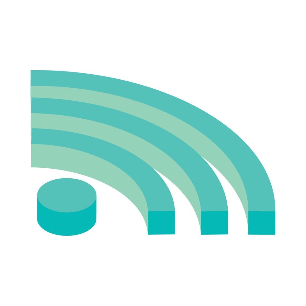 wifi internet sign vector