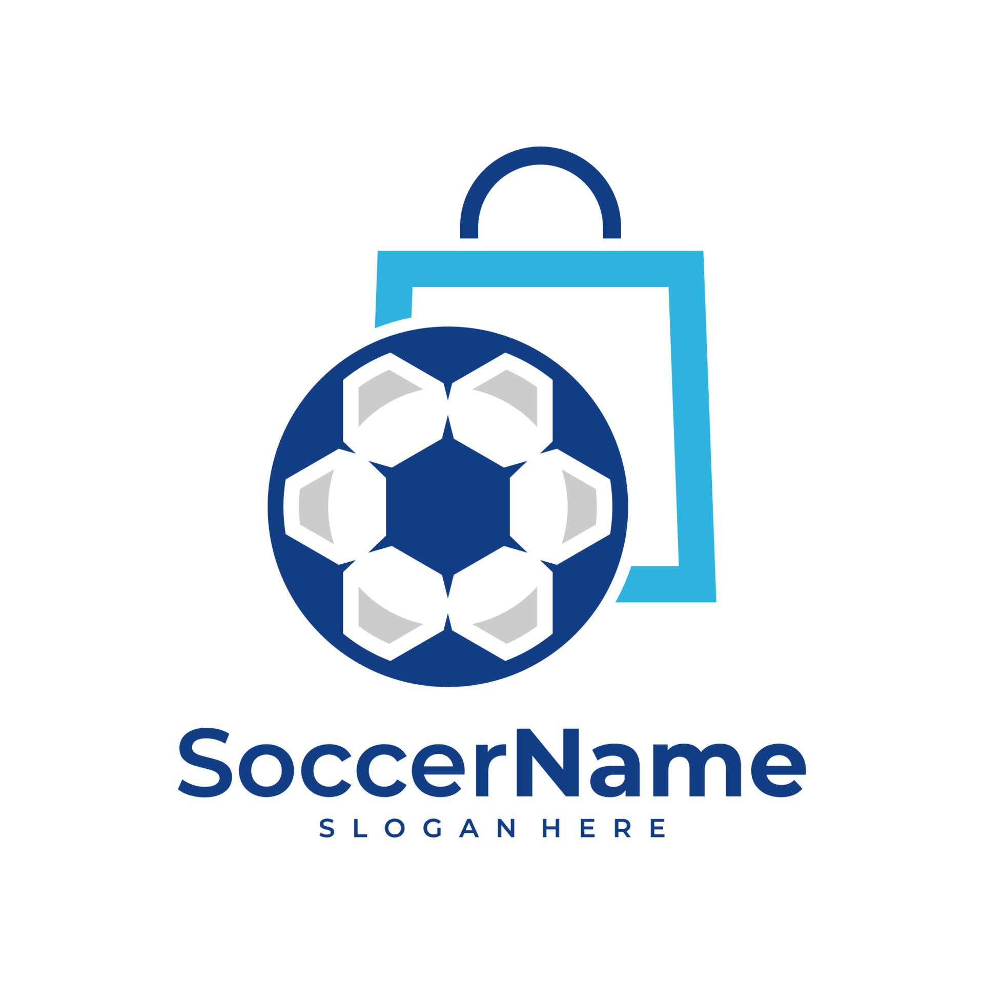 Shop Soccer logo template, Football Shop logo design vector 14217759