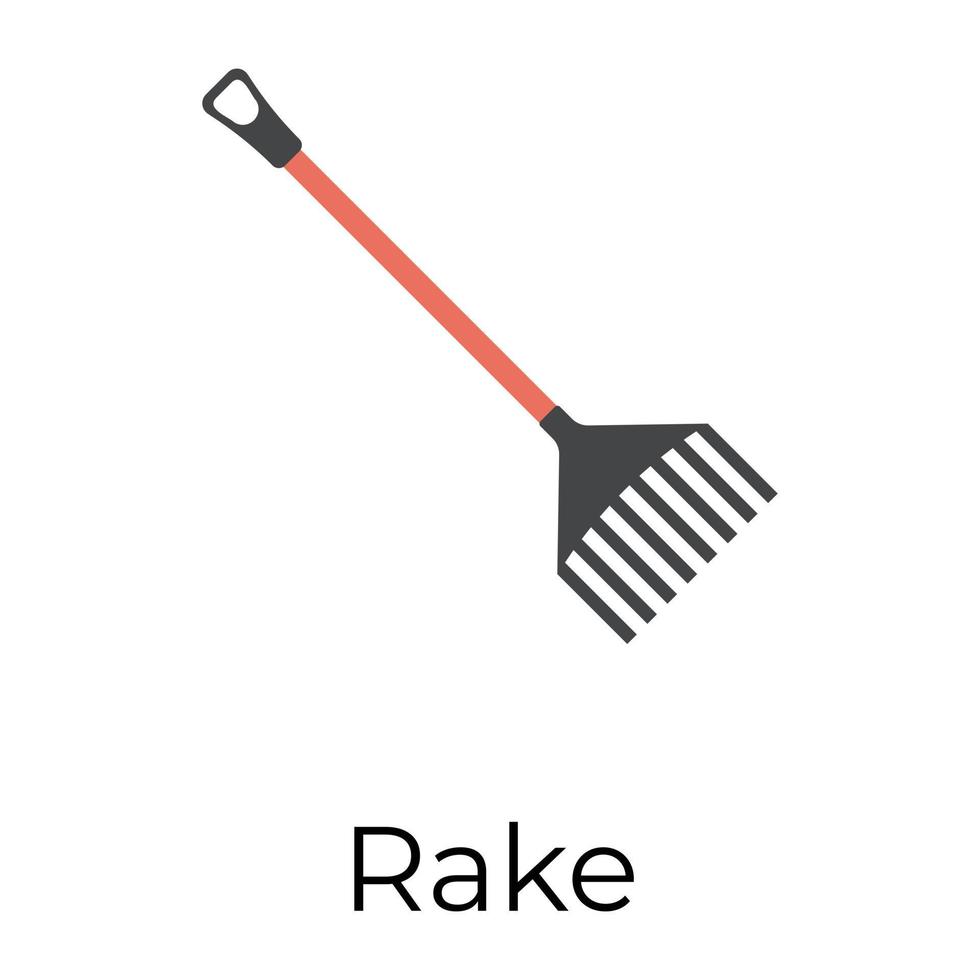 Trendy Rake Concepts vector
