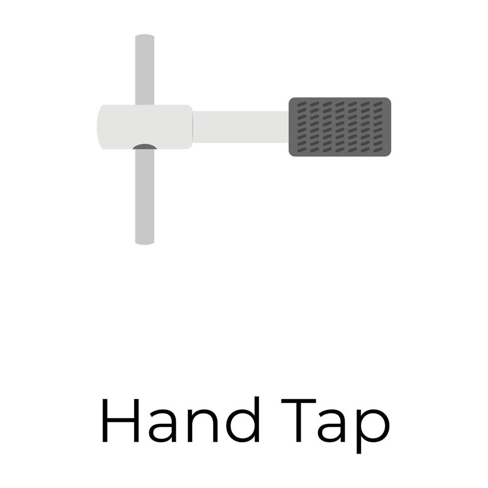 Trendy Hand Drill vector