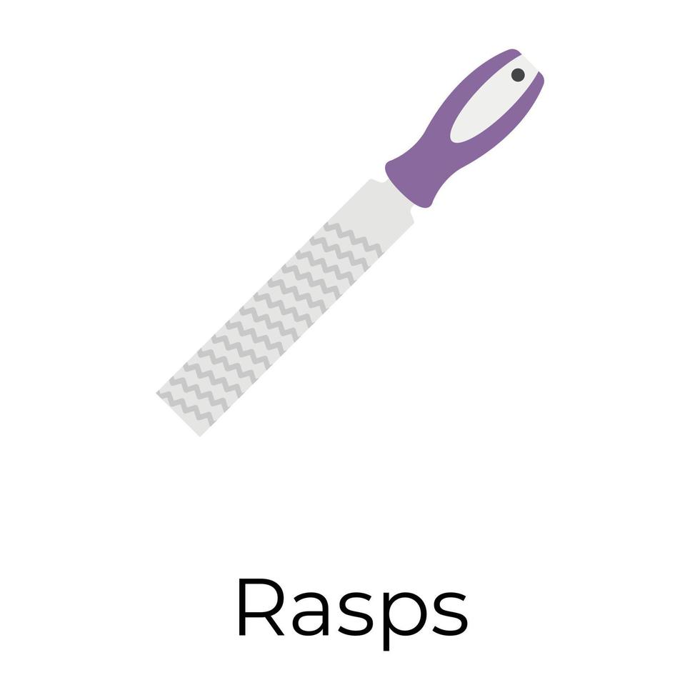 Trendy Rasps Concepts vector