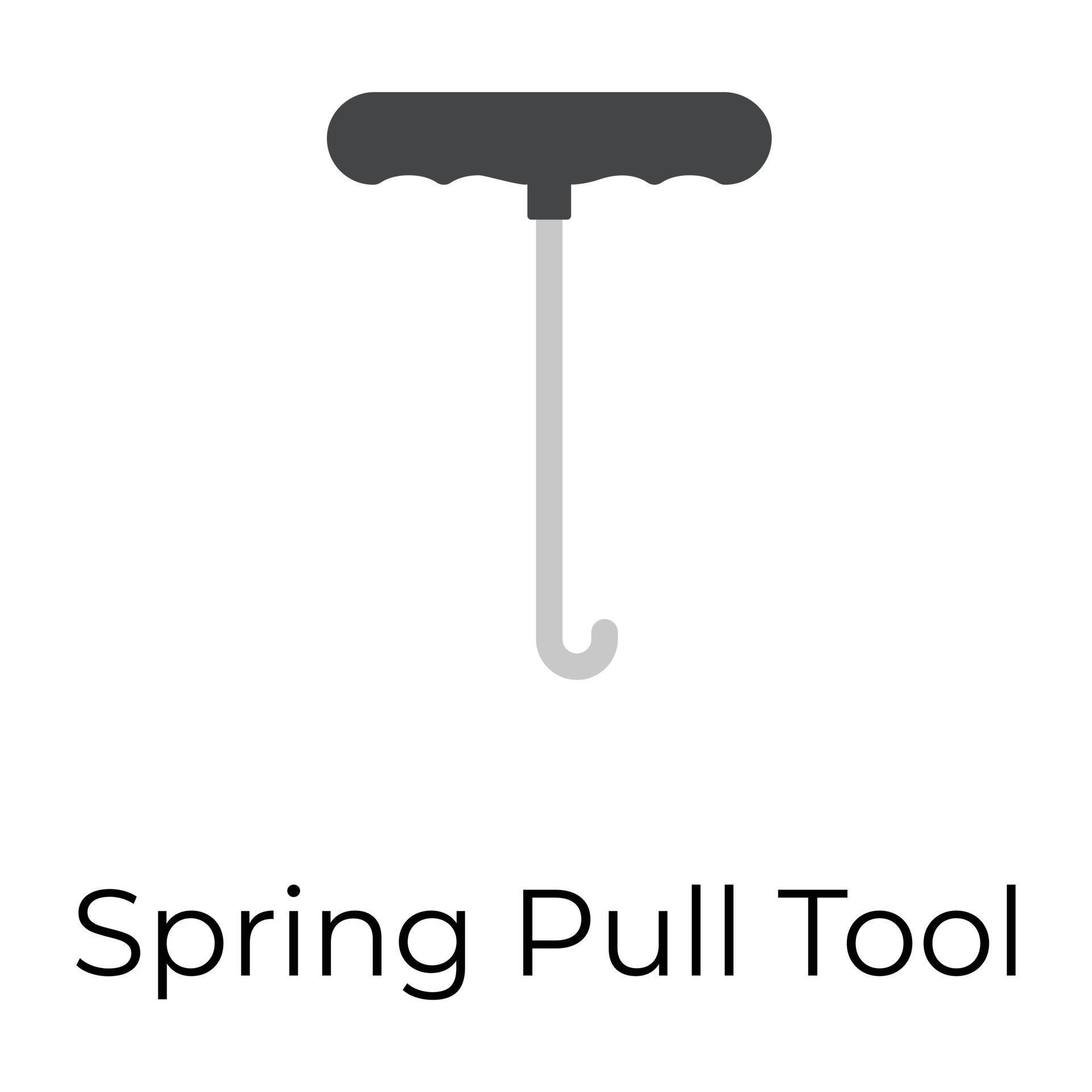 Spring Pull Signtype Spring Pull Tool 14217910 Vector Art at Vecteezy