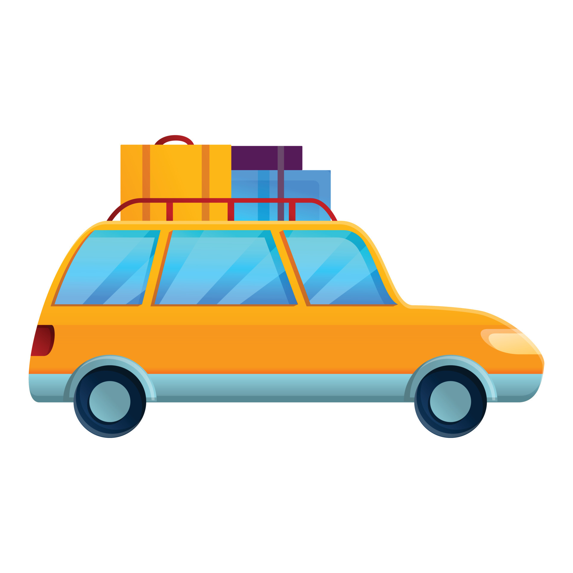 Family car trip icon, cartoon style 14218157 Vector Art at Vecteezy Family car trip icon, cartoon style 14218157 Vector Art at Vecteezy
