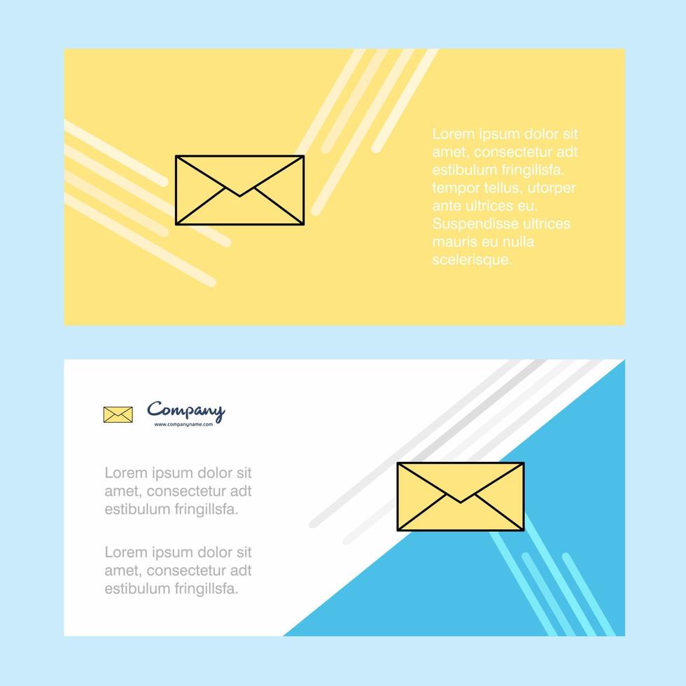 Message abstract corporate business banner template horizontal advertising business banner vector