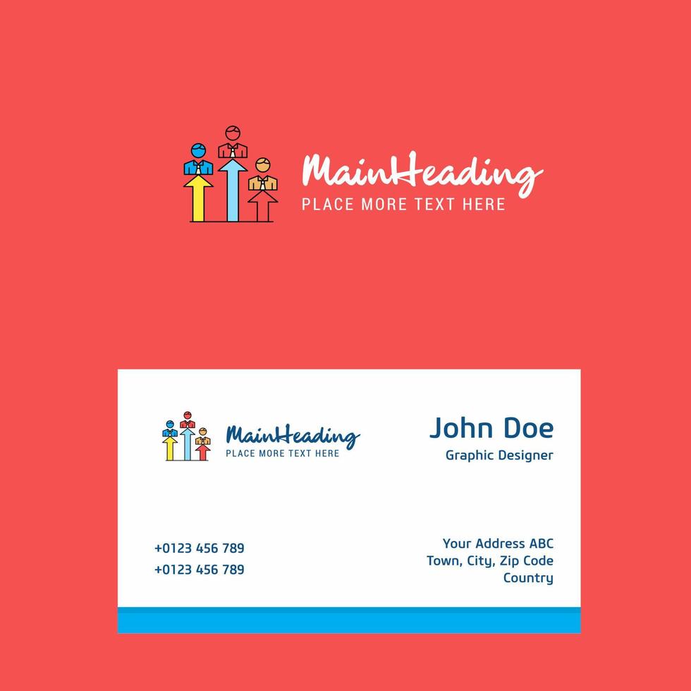 Positions logo Design with business card template Elegant corporate identity Vector