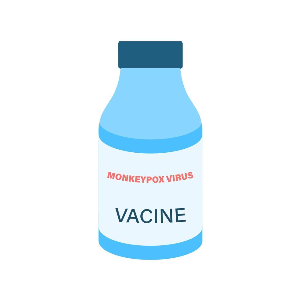 Vacine for MONKEYPOX virus icon vector