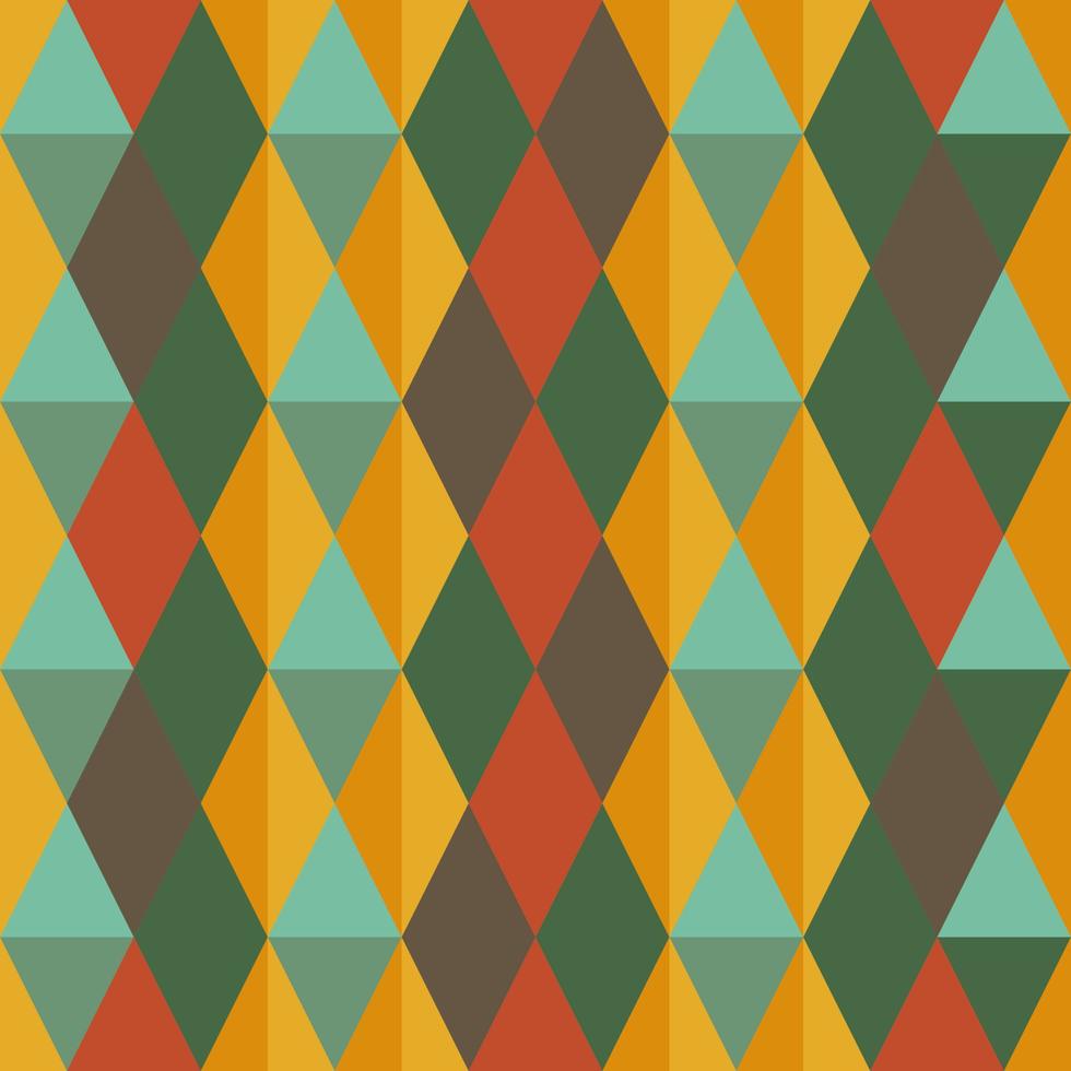 Plaid Retro Color Seamless Tartan Pattern vector
