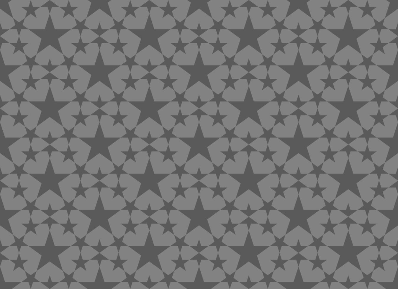 fondo transparente de patrón de estrella de cinco puntas gris vector