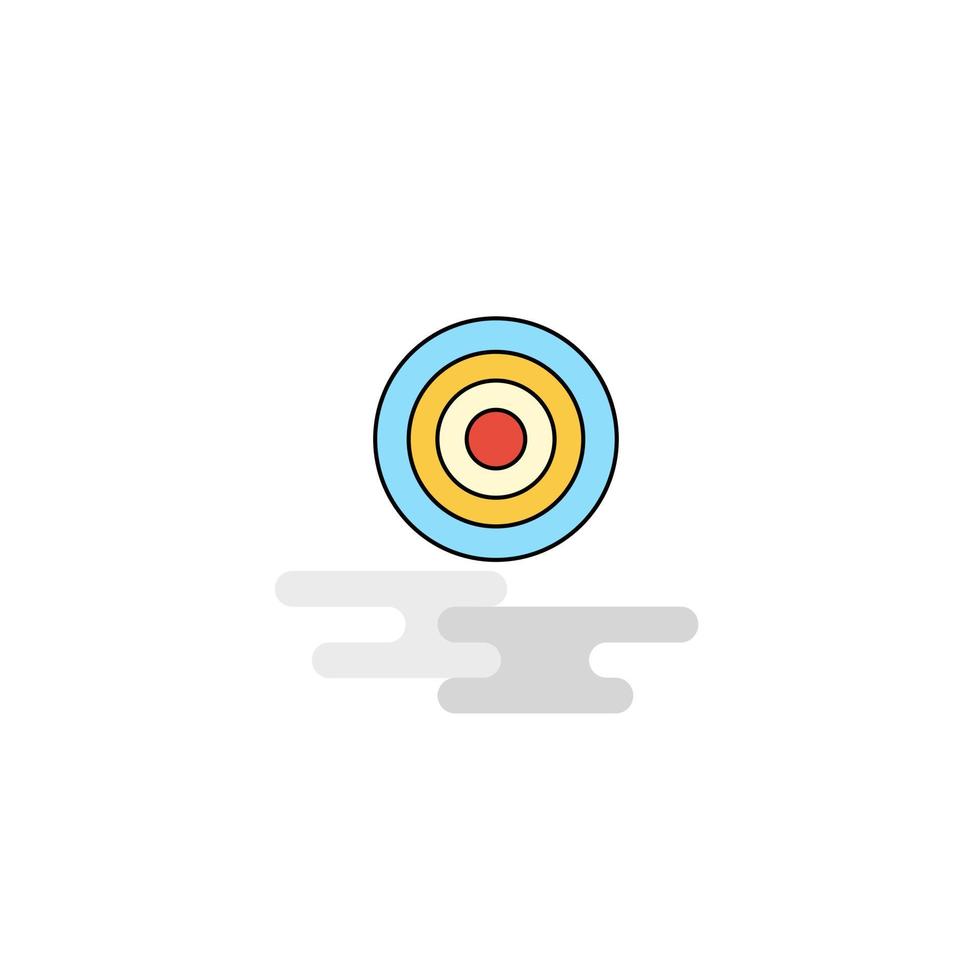 Flat Dart Icon Vector