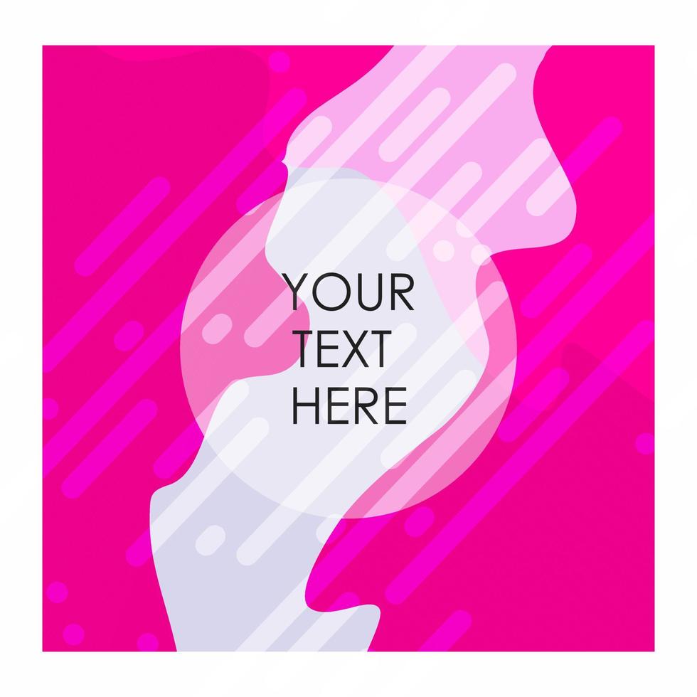 Colorful background with typography vector