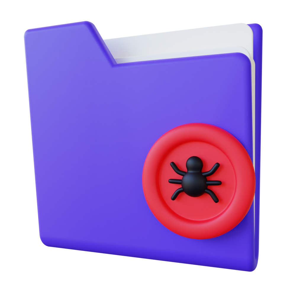 Cybercrime Ransomware Virus 3d Illustration png