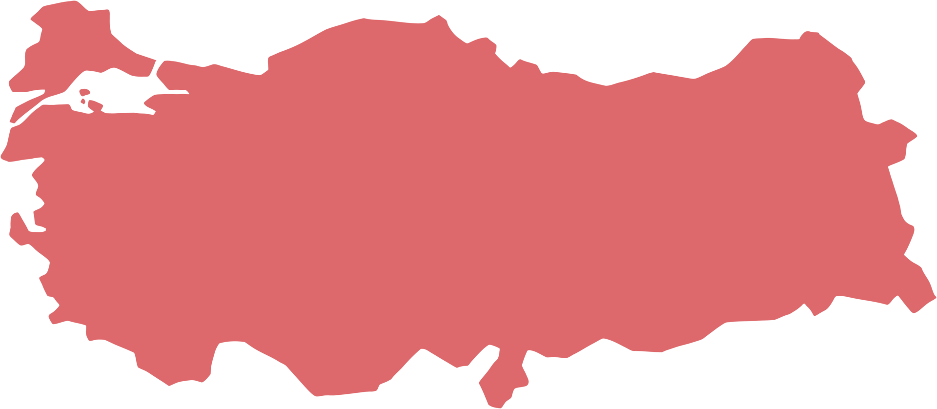 doodle freehand drawing of turkey map. png