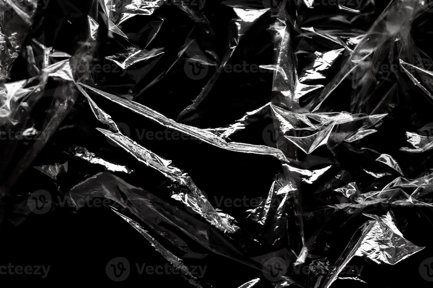 transparent plastic film wrap overlay texture background photo
