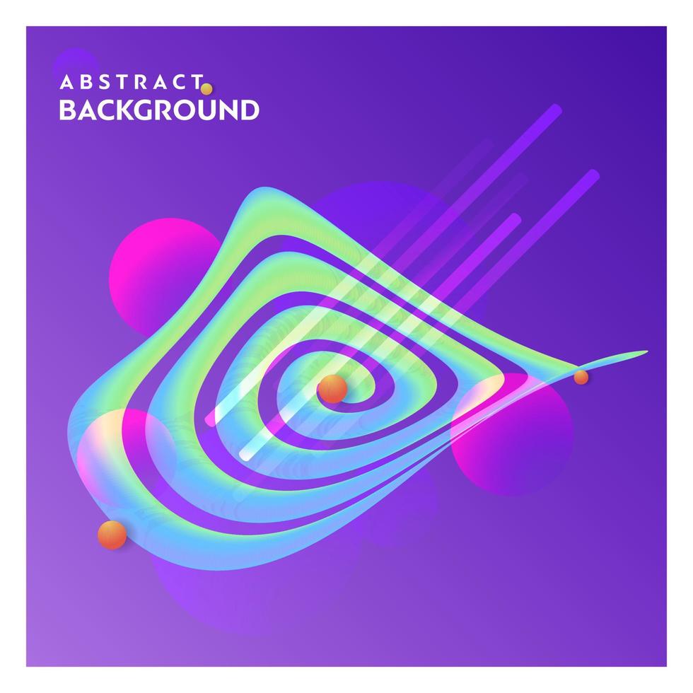 Abstract line background with purple background vector