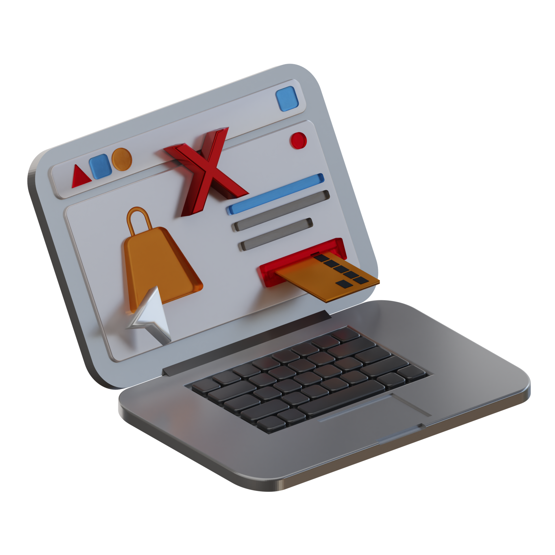 3d Fail Payment Online Shop Using Credit Card 14220140 PNG 3d-fail-payment-online-shop-using-credit-card-14220140-png