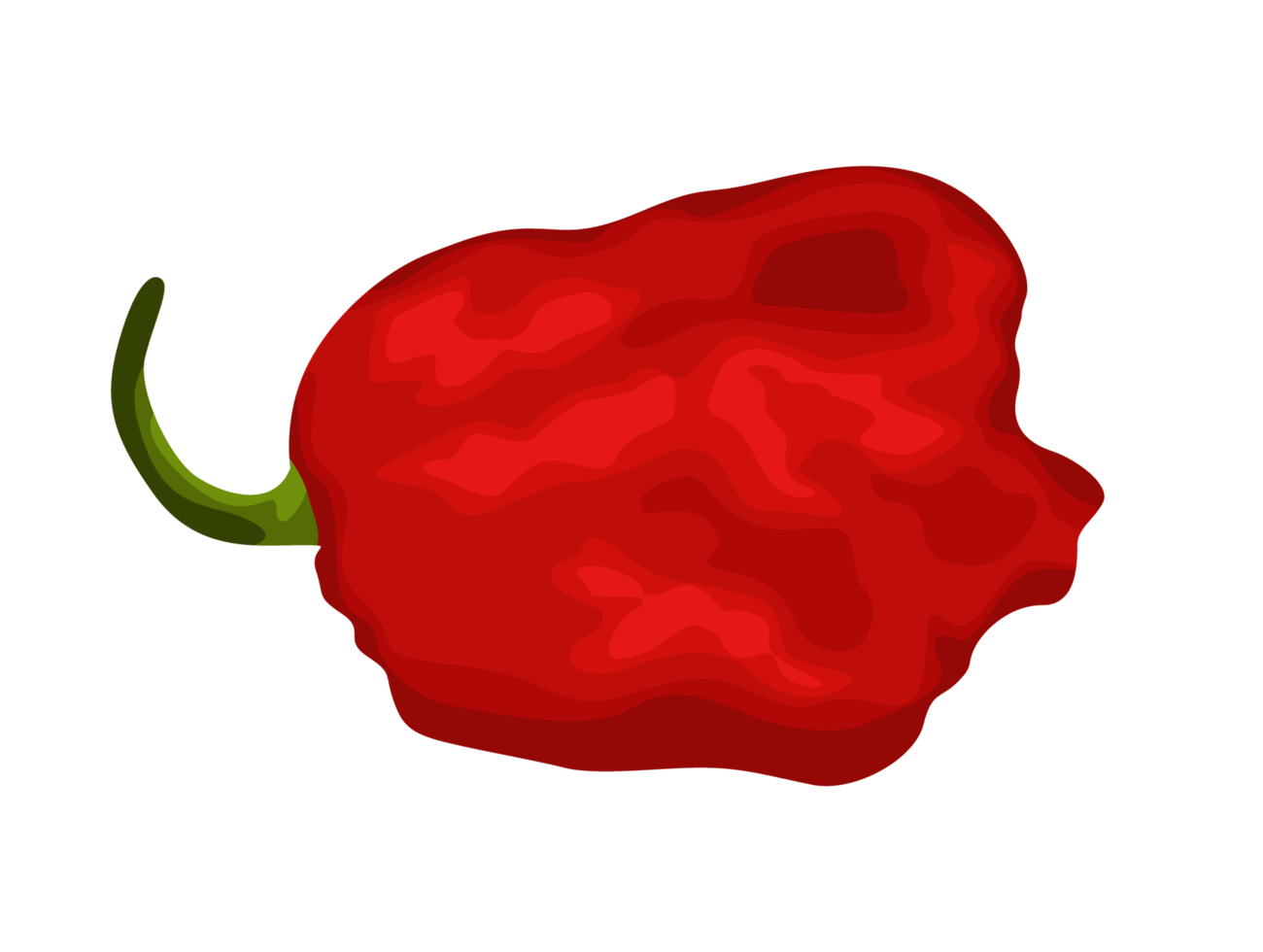 ilustración de chile rojo sobrante png