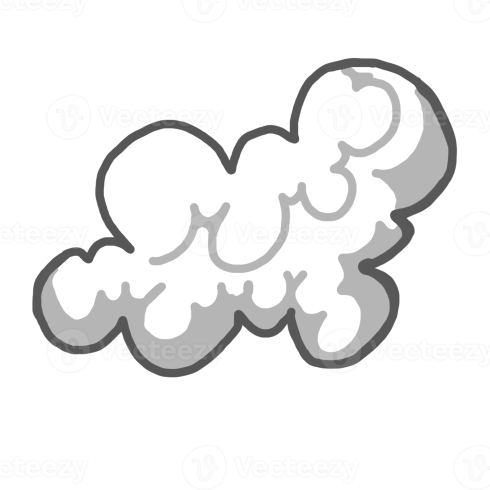 White Cloud Illustration png