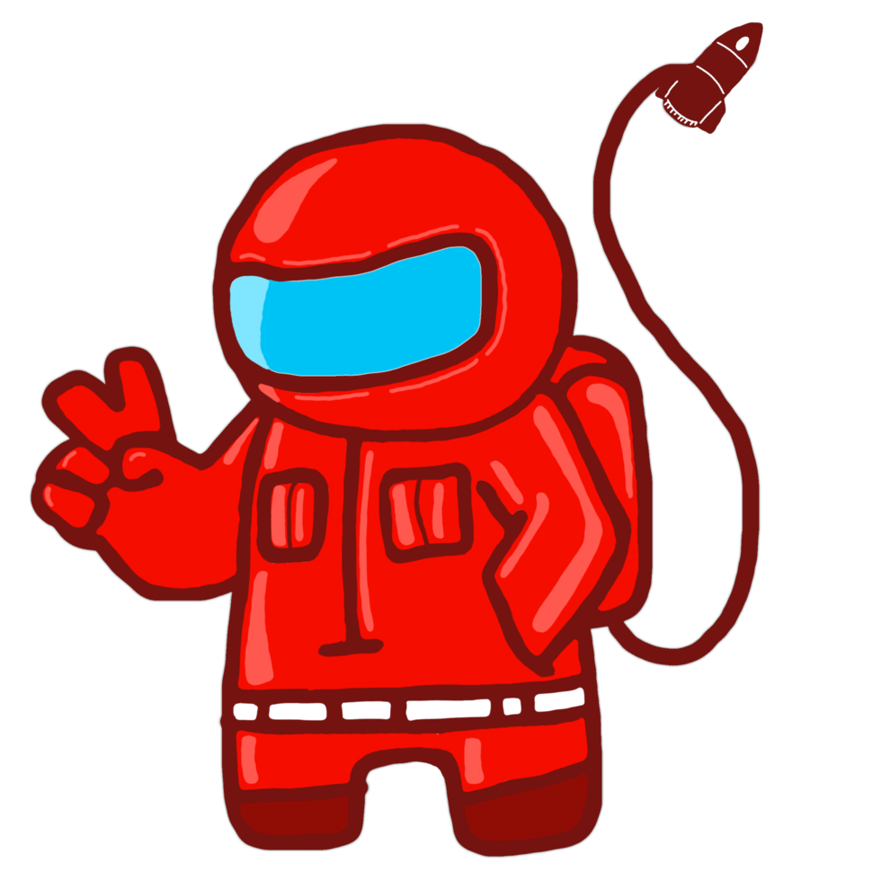 Cute Astronaut Illustration png