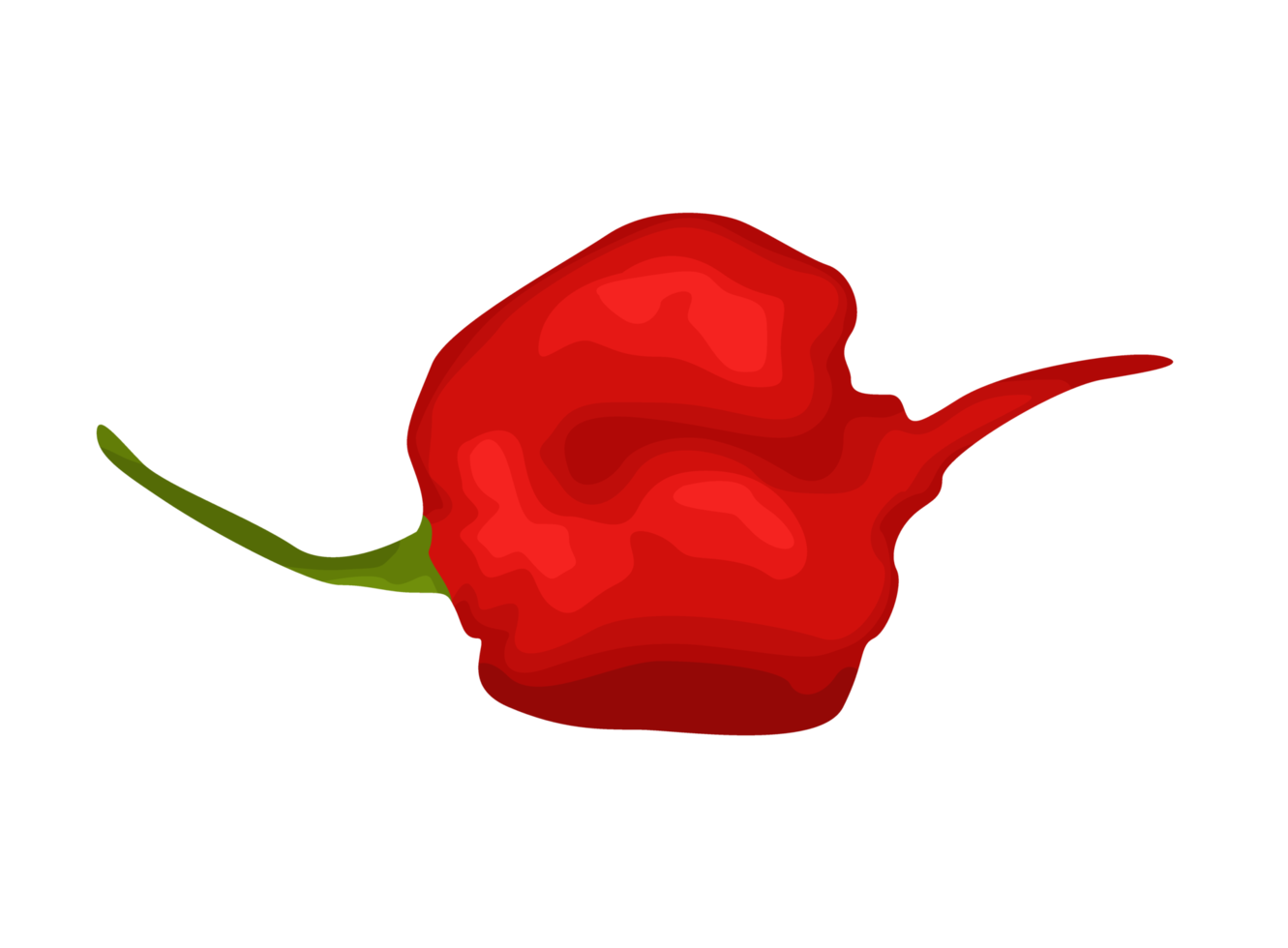 ilustração de restos de pimentão vermelho png