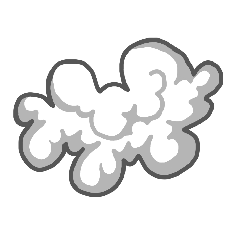 White Cloud Illustration png