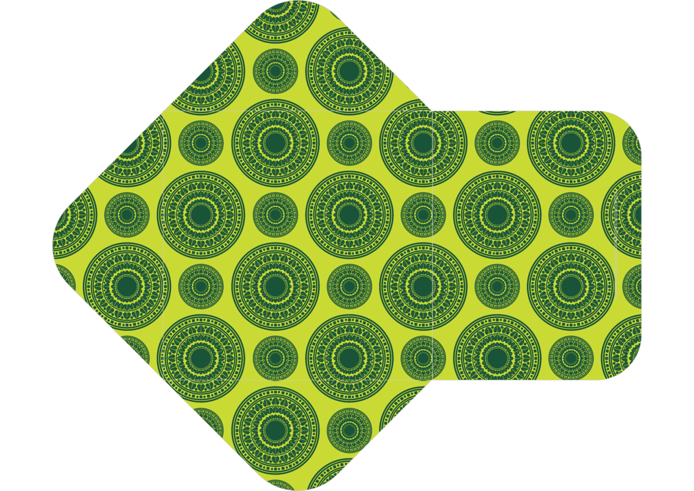 Envelope Design with Mandala Pattern Theme png
