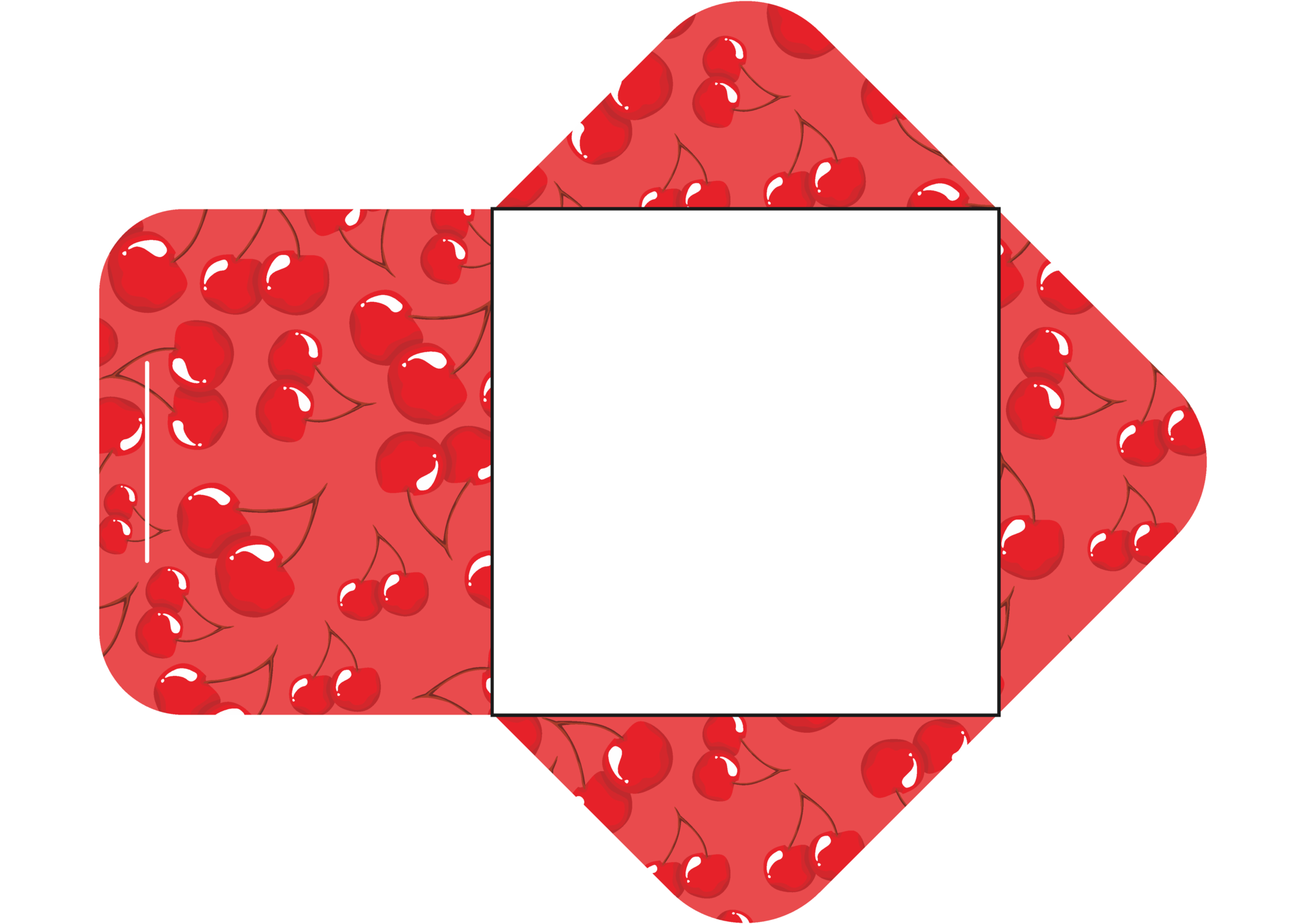 Free Envelope Design with Cherry Theme 14220469 PNG with Transparent