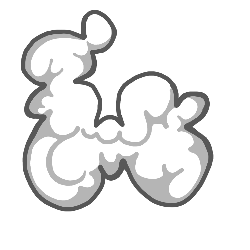 White Cloud Illustration png