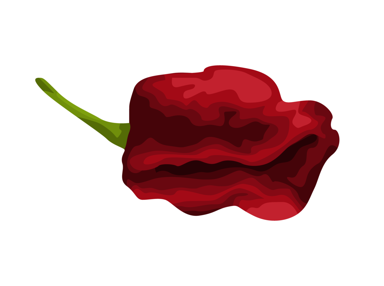 Illustration of remaining Dark Red Chili png