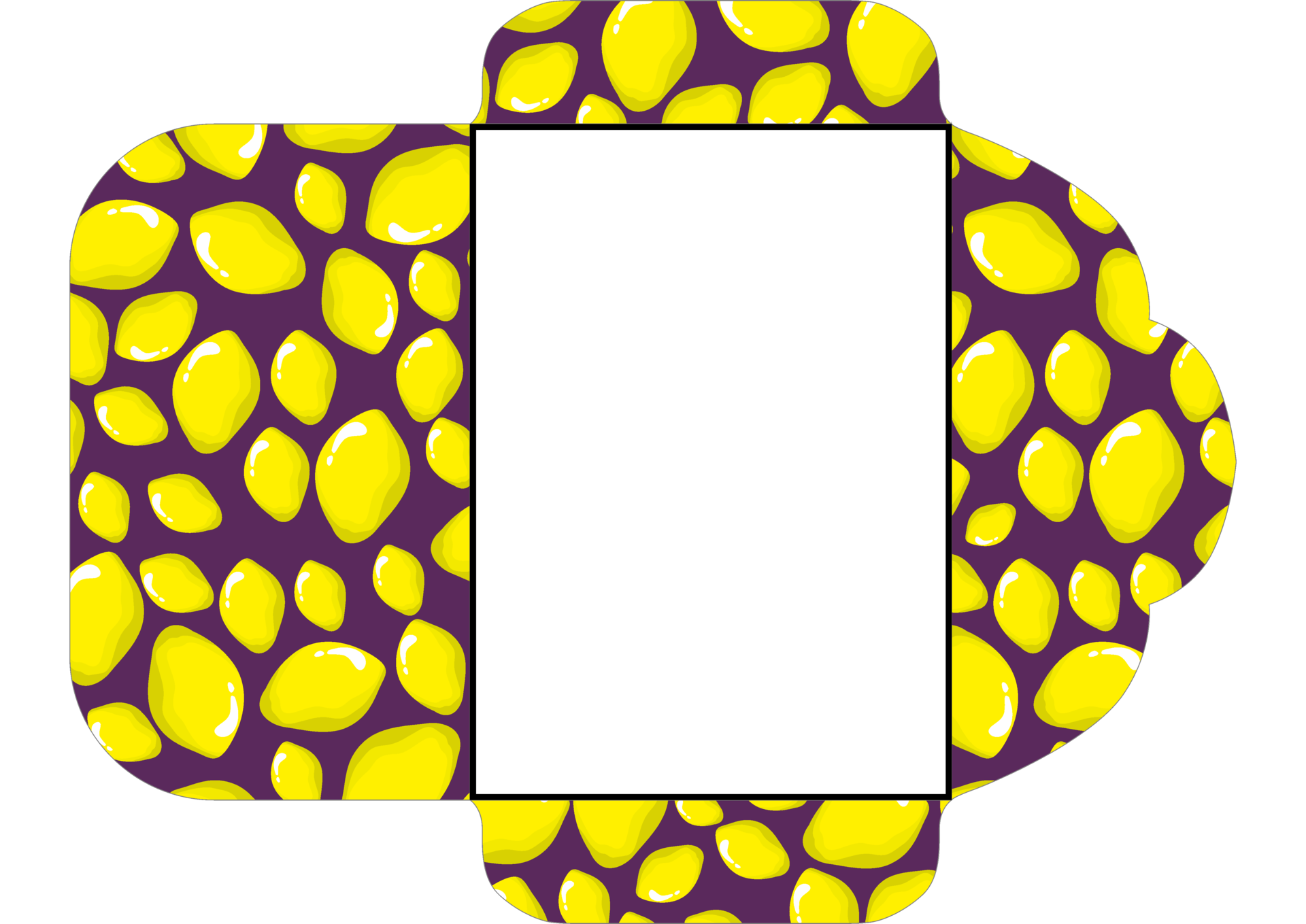 Envelope Design with Lemon Fruit Theme 14220556 PNG